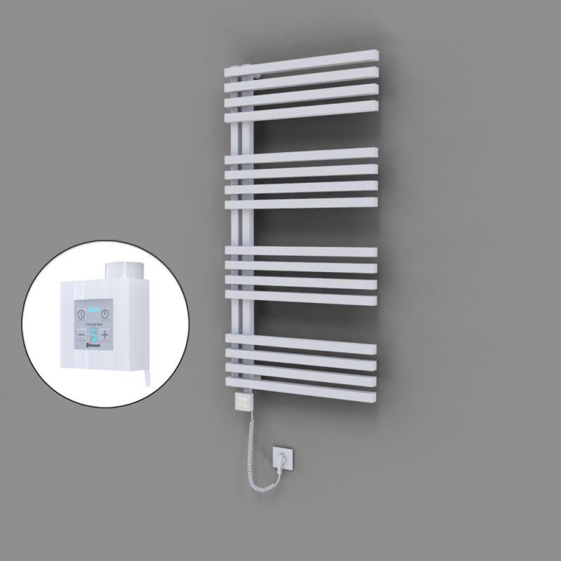 Oka Dekoratif Elektrikli Havlupan 600x1200 Beyaz (KTX4 Termostat) 600W Spiral Kablolu - 1OKA06001200B1TEC060-K