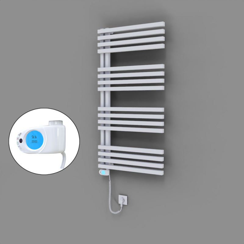 Oka Dekoratif Elektrikli Havlupan 600x1200 Beyaz (Musa Termostat) 600W - 1OKA06001200B1TE3060