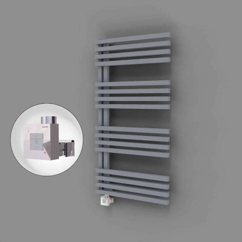 Oka Dekoratif Elektrikli Havlupan 600x1200 Gri (KTX1 Termostat) 600W - 1OKA06001200B4TEB060