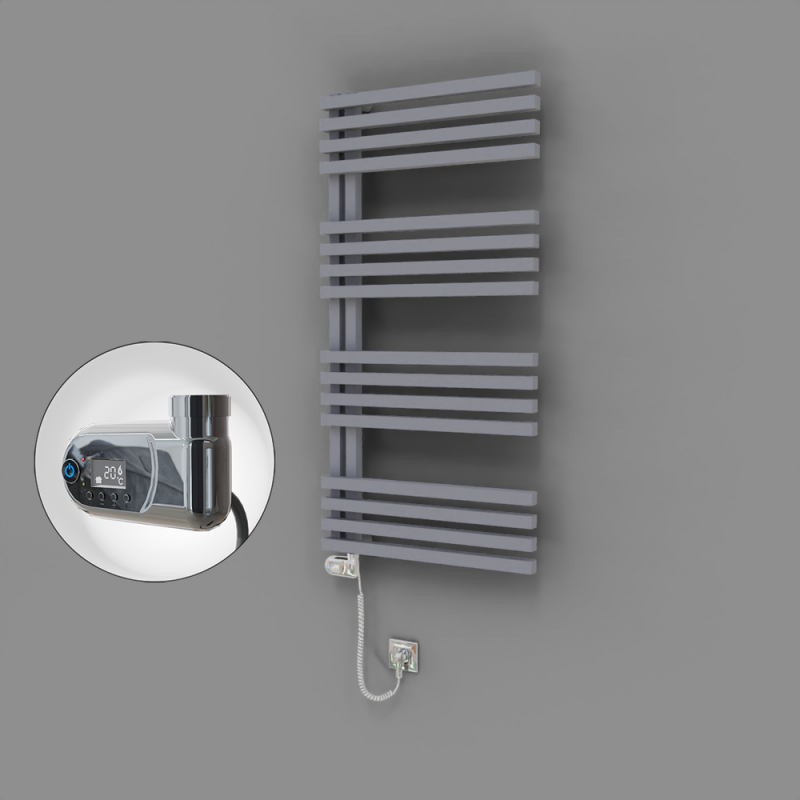 Oka Dekoratif Elektrikli Havlupan 600x1200 Gri (Thesis Termostat) 600W - 1OKA06001200B4TE2060