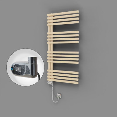 Radiva - Oka Dekoratif Elektrikli Havlupan 600x1200 Kapuçino (Thesis Termostat) 600W