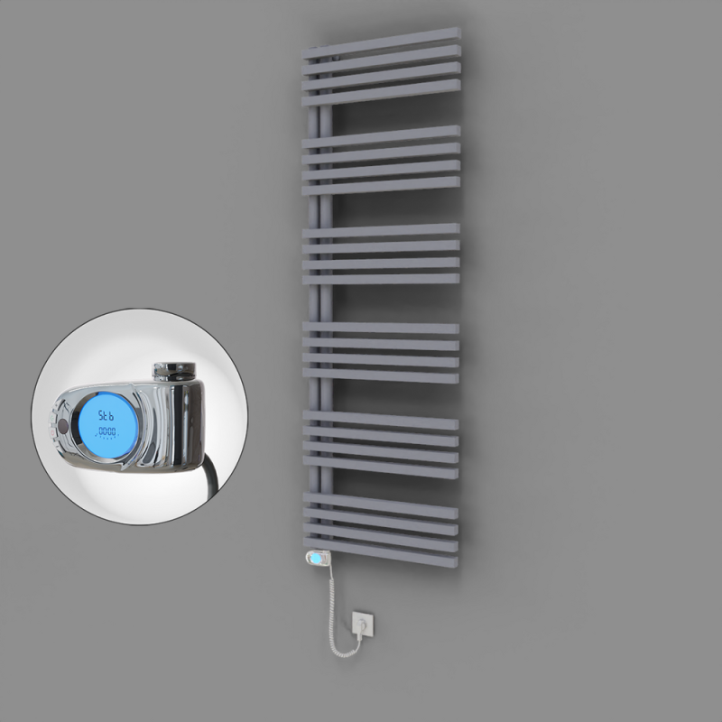 Oka Dekoratif Elektrikli Havlupan 600x1800 Gri (Musa Termostat) 900W - 1OKA06001800B4TE3090