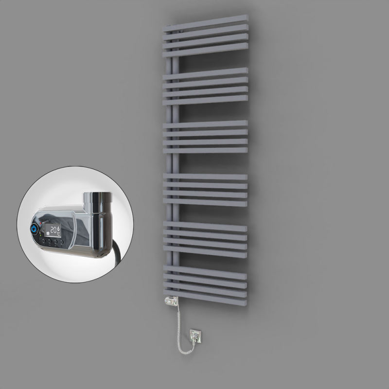 Oka Dekoratif Elektrikli Havlupan 600x1800 Gri (Thesis Termostat) 900W - 1OKA06001800B4TE2090