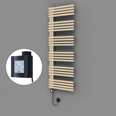 Radiva - Oka Dekoratif Elektrikli Havlupan 600x1800 Kapuçino (KTX4 Termostat) 1000W Spiral Kablolu