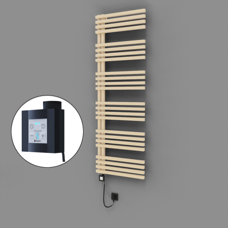 Oka Dekoratif Elektrikli Havlupan 600x1800 Kapuçino (KTX4 Termostat) 1000W Spiral Kablolu - 1OKA06001800BKTEC100-K