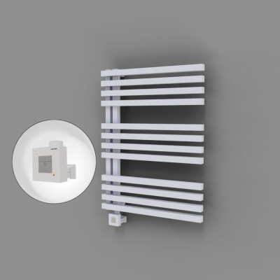 Radiva - Oka Dekoratif Elektrikli Havlupan 600x800 Beyaz (KTX1 Termostat) 600W (1)