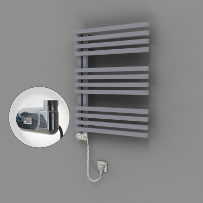 Radiva - Oka Dekoratif Elektrikli Havlupan 600x800 Gri (Thesis Termostat) 600W (1)