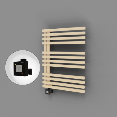 Radiva - Oka Dekoratif Elektrikli Havlupan 600x800 Kapuçino (KTX1 Termostat) 600W