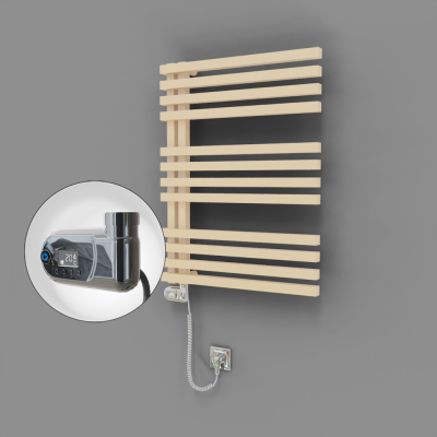 Radiva - Oka Dekoratif Elektrikli Havlupan 600x800 Kapuçino (Thesis Termostat) 600W (1)