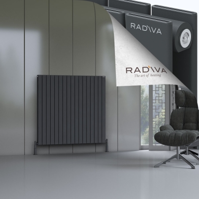 Radiva - Oti Alüminyum Radyatör 1200x1254 Koyu Antrasit
