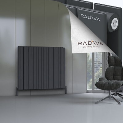 Radiva - Oti Alüminyum Radyatör 1200x1402 Koyu Antrasit (1)