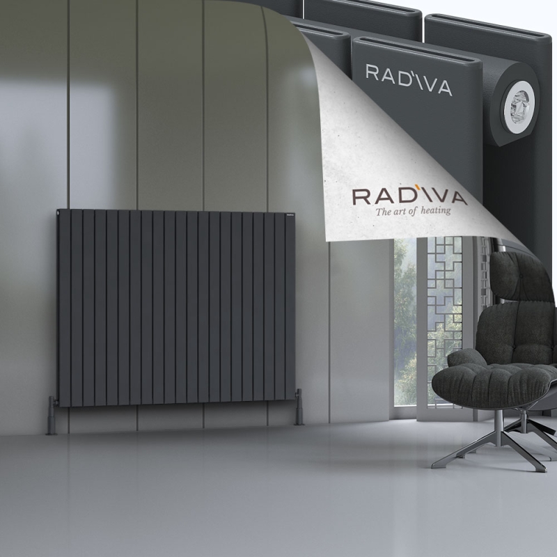 Oti Alüminyum Radyatör 1200x1550 Koyu Antrasit - 2OTI12001550B6TS