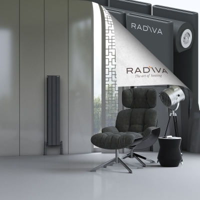 Radiva - Oti Alüminyum Radyatör 1200x218 Koyu Antrasit (1)