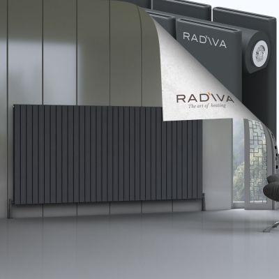 Radiva - Oti Alüminyum Radyatör 1200x2512 Koyu Antrasit