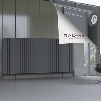 Radiva - Oti Alüminyum Radyatör 1200x2586 Antrasit