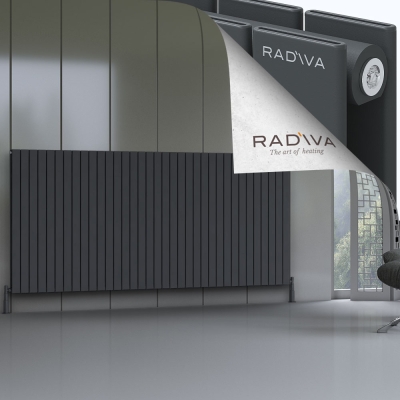 Radiva - Oti Alüminyum Radyatör 1200x2586 Koyu Antrasit (1)