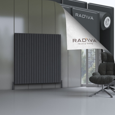 Radiva - Oti Alüminyum Radyatör 1500x1476 Koyu Antrasit (1)