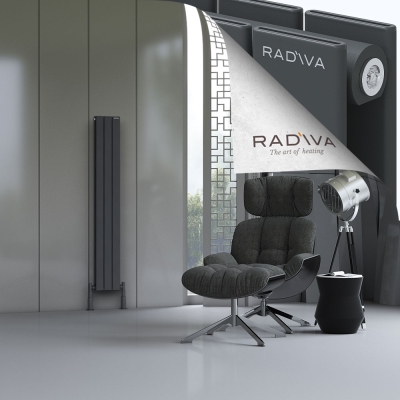 Radiva - Oti Alüminyum Radyatör 1500x218 Koyu Antrasit