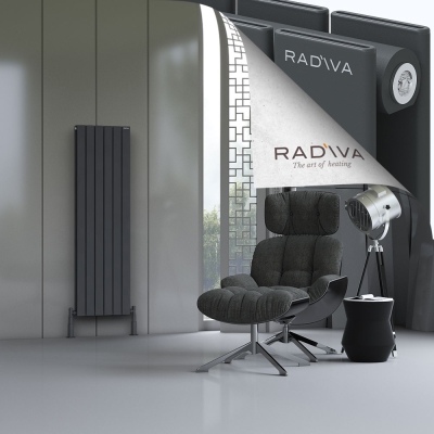 Radiva - Oti Alüminyum Radyatör 1500x440 Koyu Antrasit