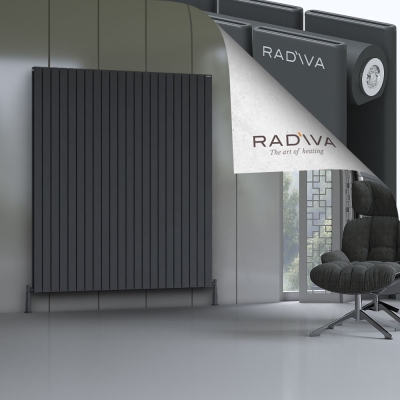 Radiva - Oti Alüminyum Radyatör 1900x1624 Koyu Antrasit (1)