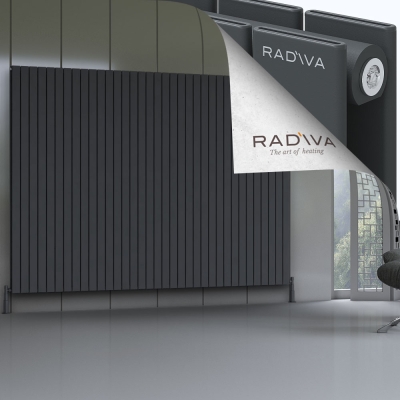 Radiva - Oti Alüminyum Radyatör 1900x2586 Koyu Antrasit