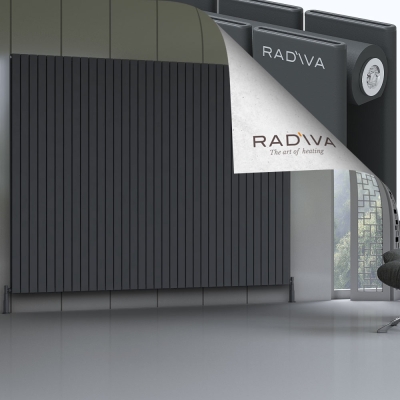 Radiva - Oti Alüminyum Radyatör 2000x2586 Koyu Antrasit