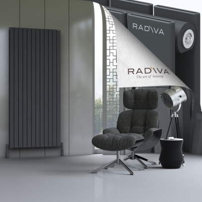 Radiva - Oti Alüminyum Radyatör 2000x884 Koyu Antrasit (1)