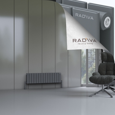 Radiva - Oti Alüminyum Radyatör 300x1106 Antrasit
