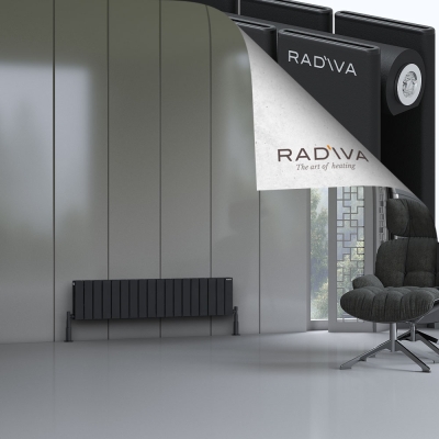 Radiva - Oti Alüminyum Radyatör 300x1328 Siyah