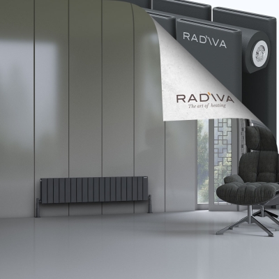 Radiva - Oti Alüminyum Radyatör 300x1402 Koyu Antrasit