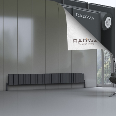 Radiva - Oti Alüminyum Radyatör 300x2438 Koyu Antrasit
