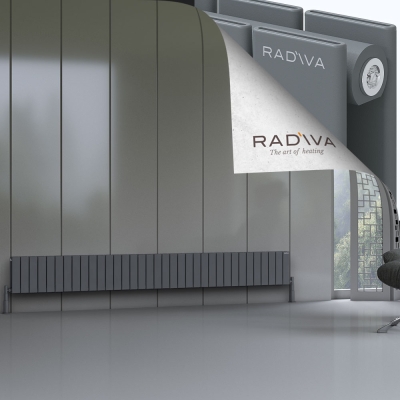 Radiva - Oti Alüminyum Radyatör 300x2586 Antrasit