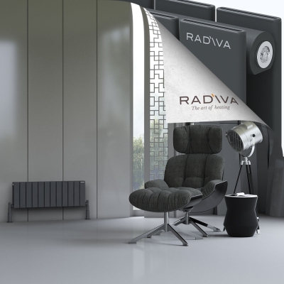 Radiva - Oti Alüminyum Radyatör 300x884 Koyu Antrasit