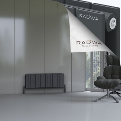 Radiva - Oti Alüminyum Radyatör 400x1180 Koyu Antrasit