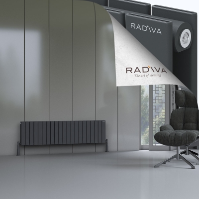 Radiva - Oti Alüminyum Radyatör 400x1550 Koyu Antrasit (1)