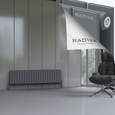 Radiva - Oti Alüminyum Radyatör 400x1624 Antrasit