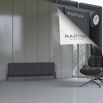 Radiva - Oti Alüminyum Radyatör 400x1624 Koyu Antrasit (1)