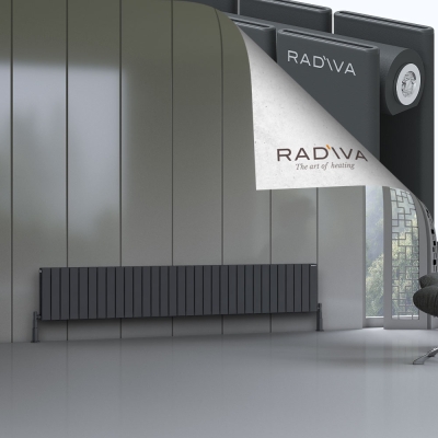 Radiva - Oti Alüminyum Radyatör 400x2364 Koyu Antrasit (1)