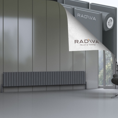 Radiva - Oti Alüminyum Radyatör 400x2586 Antrasit