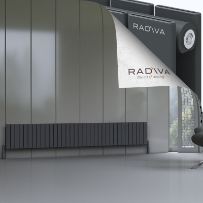 Radiva - Oti Alüminyum Radyatör 400x2586 Koyu Antrasit (1)