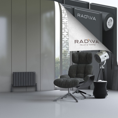 Radiva - Oti Alüminyum Radyatör 400x662 Koyu Antrasit
