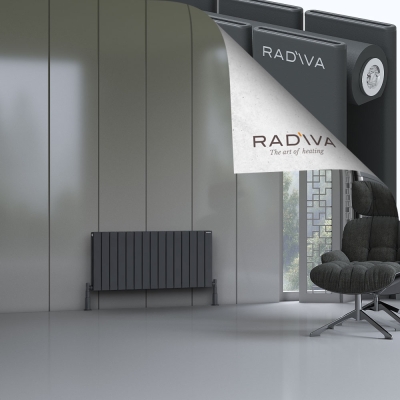 Radiva - Oti Alüminyum Radyatör 500x1106 Koyu Antrasit