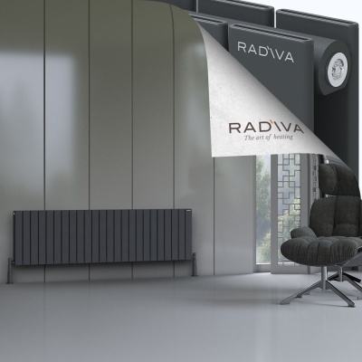 Radiva - Oti Alüminyum Radyatör 500x1772 Koyu Antrasit