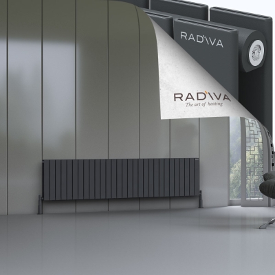 Radiva - Oti Alüminyum Radyatör 500x2142 Koyu Antrasit (1)