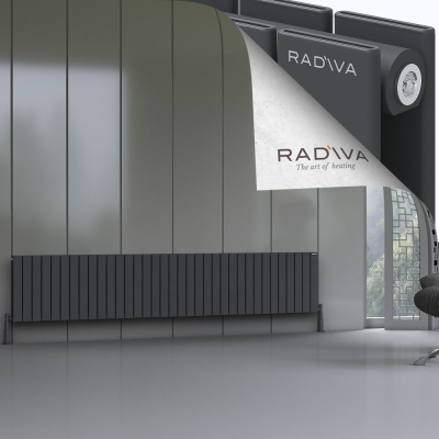 Radiva - Oti Alüminyum Radyatör 500x2586 Koyu Antrasit (1)