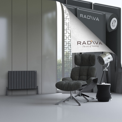 Radiva - Oti Alüminyum Radyatör 500x810 Koyu Antrasit (1)