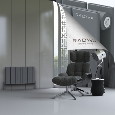 Radiva - Oti Alüminyum Radyatör 500x884 Antrasit