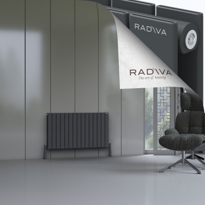 Radiva - Oti Alüminyum Radyatör 600x1106 Koyu Antrasit