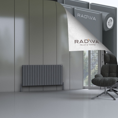 Radiva - Oti Alüminyum Radyatör 600x1254 Antrasit