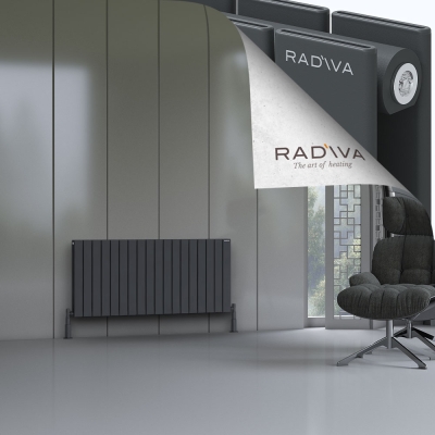 Radiva - Oti Alüminyum Radyatör 600x1328 Koyu Antrasit